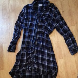 Plaid Blue Dress